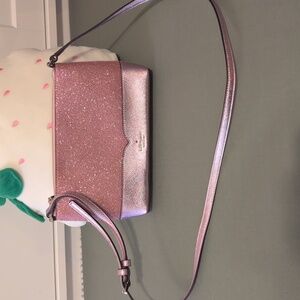 Kate Spade Rose Glitter Crossbody Bag